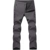 imageMAGCOMSEN Mens Winter Pants Water Resistant Fleece Lined Snowboard Ski Pants Softshell Tactical Pants with MultiPocketsGray
