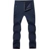 imageMAGCOMSEN Mens Winter Pants Water Resistant Fleece Lined Snowboard Ski Pants Softshell Tactical Pants with MultiPocketsNavy