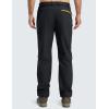 imageMAGCOMSEN Winter Pants for Men Snow Ski Pants Fleece Lined Water Resistant Softshell Hiking Pants 4 PocketsBlack
