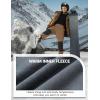 imageMAGCOMSEN Winter Pants for Men Snow Ski Pants Fleece Lined Water Resistant Softshell Hiking Pants 4 PocketsBrown
