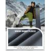 imageMAGCOMSEN Winter Pants for Men Snow Ski Pants Fleece Lined Water Resistant Softshell Hiking Pants 4 PocketsDark Green