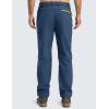 imageMAGCOMSEN Winter Pants for Men Snow Ski Pants Fleece Lined Water Resistant Softshell Hiking Pants 4 PocketsDenim Blue