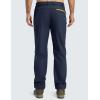 imageMAGCOMSEN Winter Pants for Men Snow Ski Pants Fleece Lined Water Resistant Softshell Hiking Pants 4 PocketsNavy