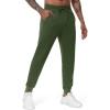 imageMAGCOMSEN Mens Joggers Athletic Running Pants Workout Gym Lightweight Sweatpants with Pockets Tappered Track Jogging PantsArmygreen