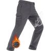 imageMAGCOMSEN Mens Winter Pants Water Resistant Fleece Lined Snowboard Ski Pants Softshell Tactical Pants with MultiPocketsGray