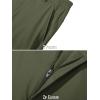 imageMAGCOMSEN Mens Golf Pants Stretch Fast Dry Lightweight Casual Hiking Pants with 3 PocketsArmy Green