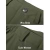 imageMAGCOMSEN Mens Golf Pants Stretch Fast Dry Lightweight Casual Hiking Pants with 3 PocketsArmy Green