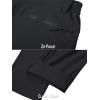 imageMAGCOMSEN Mens Golf Pants Stretch Fast Dry Lightweight Casual Hiking Pants with 3 PocketsBlack