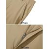 imageMAGCOMSEN Mens Golf Pants Stretch Fast Dry Lightweight Casual Hiking Pants with 3 PocketsKhaki