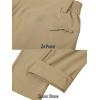 imageMAGCOMSEN Mens Golf Pants Stretch Fast Dry Lightweight Casual Hiking Pants with 3 PocketsKhaki