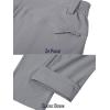 imageMAGCOMSEN Mens Golf Pants Stretch Fast Dry Lightweight Casual Hiking Pants with 3 PocketsLight Grey