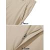 imageMAGCOMSEN Mens Golf Pants Stretch Fast Dry Lightweight Casual Hiking Pants with 3 PocketsLight Khaki