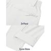 imageMAGCOMSEN Mens Golf Pants Stretch Fast Dry Lightweight Casual Hiking Pants with 3 PocketsWhite
