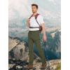 imageMAGCOMSEN Mens Hiking Pants 6 PocketsWater Resistant Ripstop Outdoor PantsLightweight Quick Dry Fishing Work PantsArmy Green