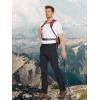 imageMAGCOMSEN Mens Hiking Pants 6 PocketsWater Resistant Ripstop Outdoor PantsLightweight Quick Dry Fishing Work PantsBlack