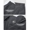 imageMAGCOMSEN Mens Hiking Pants 6 PocketsWater Resistant Ripstop Outdoor PantsLightweight Quick Dry Fishing Work PantsDark Grey