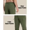 imageMAGCOMSEN Mens Hiking Pants Fleece Lined Winter Snow Water Resistant Pants Soft Shell Outdoor Working Pants with 5 PocketsArmy Green