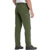 imageMAGCOMSEN Mens Hiking Pants Fleece Lined Winter Snow Water Resistant Pants Soft Shell Outdoor Working Pants with 5 PocketsArmy Green