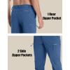 imageMAGCOMSEN Mens Hiking Pants Fleece Lined Winter Snow Water Resistant Pants Soft Shell Outdoor Working Pants with 5 PocketsBlue