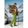 imageMAGCOMSEN Mens Hiking Pants Fleece Lined Winter Snow Water Resistant Pants Soft Shell Outdoor Working Pants with 5 PocketsDark Fi Green