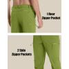imageMAGCOMSEN Mens Hiking Pants Fleece Lined Winter Snow Water Resistant Pants Soft Shell Outdoor Working Pants with 5 PocketsDark Fi Green