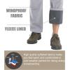 imageMAGCOMSEN Mens Hiking Pants Fleece Lined Winter Snow Water Resistant Pants Soft Shell Outdoor Working Pants with 5 PocketsLight Grey