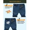 imageMAGCOMSEN Mens Hiking Pants QuickDry Water Resistant Reinforced Knee 4 Zip Pockets Outdoor Work PantsBlue Grey
