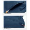 imageMAGCOMSEN Mens Hiking Pants QuickDry Water Resistant Reinforced Knee 4 Zip Pockets Outdoor Work PantsBlue Grey