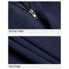 imageMAGCOMSEN Mens Hiking Pants QuickDry Water Resistant Reinforced Knee 4 Zip Pockets Outdoor Work PantsNavy