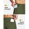 imageMAGCOMSEN Mens Hiking Pants Water Resistant Quick Dry Golf Pants Ripstop Lightweight Casual Work Pants 4 PocketsArmygreen