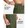 imageMAGCOMSEN Mens Hiking Pants Water Resistant Quick Dry Golf Pants Ripstop Lightweight Casual Work Pants 4 PocketsArmygreen