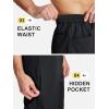 imageMAGCOMSEN Mens Hiking Pants Water Resistant Quick Dry Golf Pants Ripstop Lightweight Casual Work Pants 4 PocketsBlack