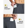 imageMAGCOMSEN Mens Hiking Pants Water Resistant Quick Dry Golf Pants Ripstop Lightweight Casual Work Pants 4 PocketsDarkgrey