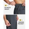 imageMAGCOMSEN Mens Hiking Pants Water Resistant Quick Dry Golf Pants Ripstop Lightweight Casual Work Pants 4 PocketsDarkgrey