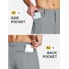 imageMAGCOMSEN Mens Hiking Pants Water Resistant Quick Dry Golf Pants Ripstop Lightweight Casual Work Pants 4 PocketsLightgrey