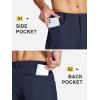 imageMAGCOMSEN Mens Hiking Pants Water Resistant Quick Dry Golf Pants Ripstop Lightweight Casual Work Pants 4 PocketsNavy