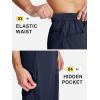 imageMAGCOMSEN Mens Hiking Pants Water Resistant Quick Dry Golf Pants Ripstop Lightweight Casual Work Pants 4 PocketsNavy