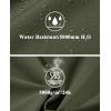 imageMAGCOMSEN Mens Lightweight Windbreaker Rain Jacket Raincoat with Detachable Hood for Hiking Fishing ActivewearArmy Green