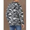 imageMAGCOMSEN Mens Lightweight Windbreaker Rain Jacket Raincoat with Detachable Hood for Hiking Fishing ActivewearBlack Camo