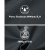 imageMAGCOMSEN Mens Lightweight Windbreaker Rain Jacket Raincoat with Detachable Hood for Hiking Fishing ActivewearGrey