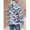 imageMAGCOMSEN Mens Lightweight Windbreaker Rain Jacket Raincoat with Detachable Hood for Hiking Fishing ActivewearLight Grey Camo