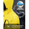 imageMAGCOMSEN Mens Lightweight Windbreaker Rain Jacket Raincoat with Detachable Hood for Hiking Fishing ActivewearYellow