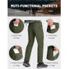 imageMAGCOMSEN Mens Tactical Pants Water Repellent 8 Pockets Ripstop Hiking Trousers Lightweight Work PantsArmy Green