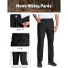 imageMAGCOMSEN Mens Tactical Pants Water Repellent 8 Pockets Ripstop Hiking Trousers Lightweight Work PantsBlack