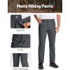 imageMAGCOMSEN Mens Tactical Pants Water Repellent 8 Pockets Ripstop Hiking Trousers Lightweight Work PantsGrey