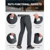 imageMAGCOMSEN Mens Tactical Pants Water Repellent 8 Pockets Ripstop Hiking Trousers Lightweight Work PantsGrey