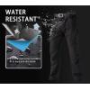 imageMAGCOMSEN Mens Tactical Pants with 9 Pockets RipStop Lightweight Work Hiking PantsBlack
