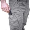 imageMAGCOMSEN Mens Tactical Pants with 9 Pockets RipStop Lightweight Work Hiking PantsLight Grey