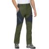 imageMAGCOMSEN Mens Winter Pants Snow Pants Fleece Lined Water Resistant 4 Zip Pockets Skiing PantsGreen