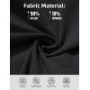 imageMAGCOMSEN Mens Workout Gym Shorts Quick Dry 34 Capri Pants Zipper Pockets Hiking Athletic Running ShortsBlack